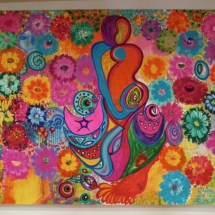 Zohra Hansali Huile sur